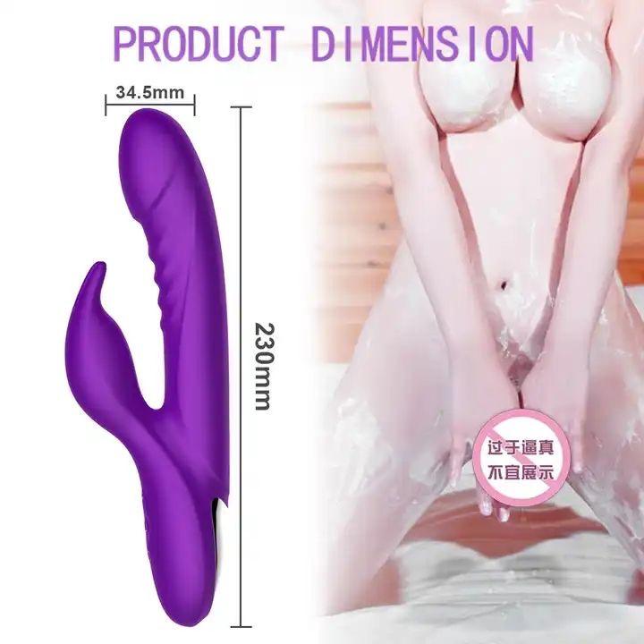 IPX7 Waterproof Silicone Rabbit Vibrator with Turbo Boost Accelerated Speeds