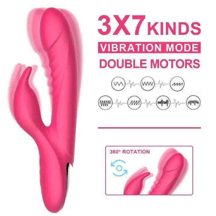 IPX7 Waterproof Silicone Rabbit Vibrator with Turbo Boost Accelerated Speeds