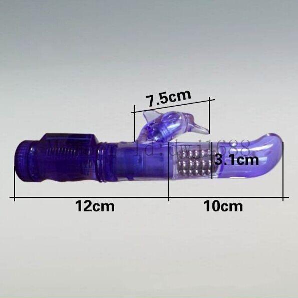 Genie Jack Rabbit Vibrator, Thrusting, Spinning Beads Adult Women Vibrating Sex Toys
