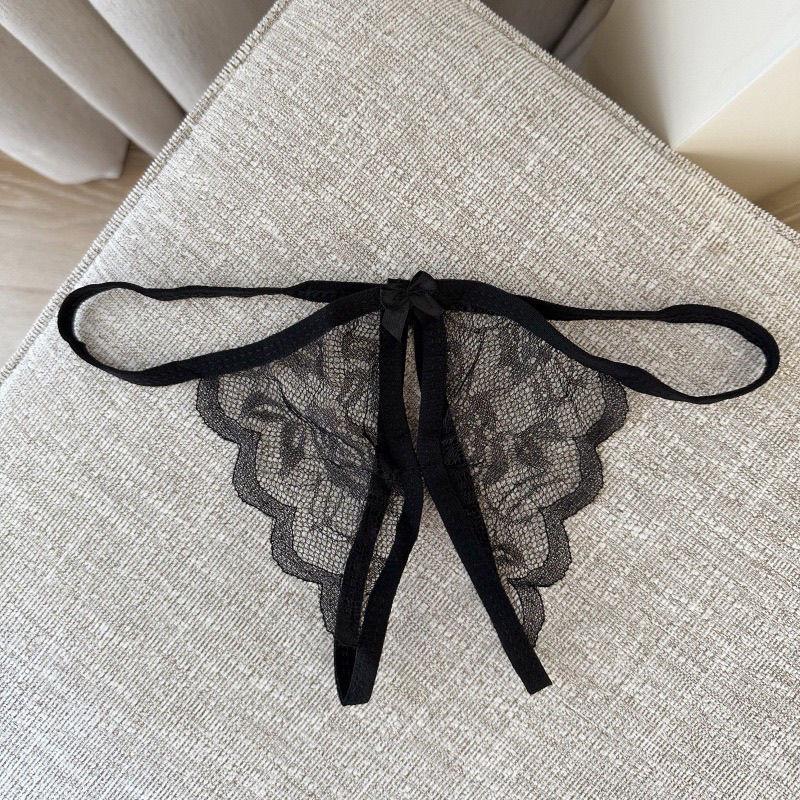 Lace Open-Crotch Panty for Women Babydoll