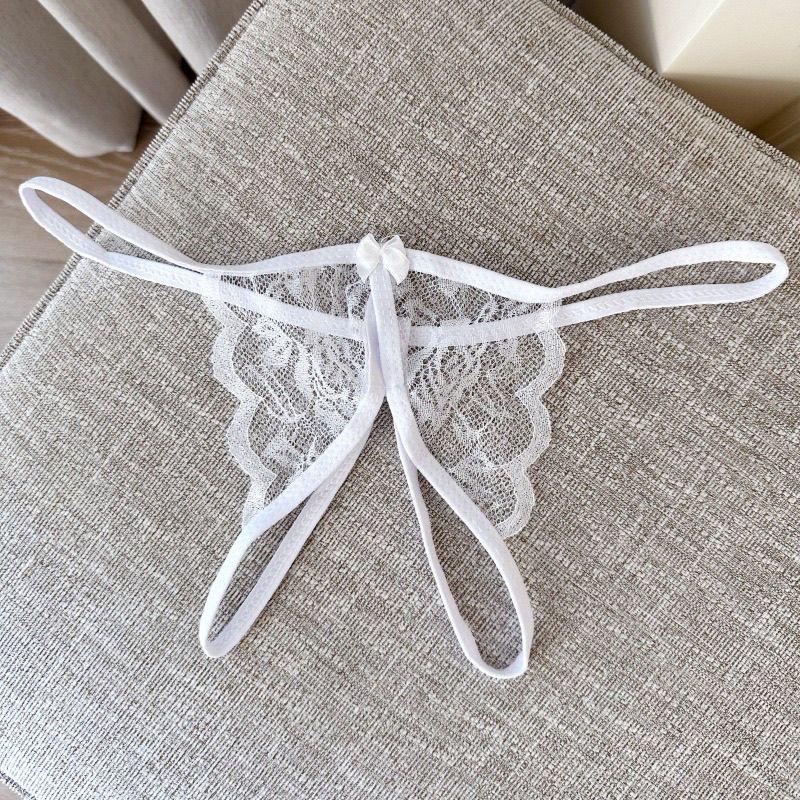 Lace Open-Crotch Panty for Women Babydoll