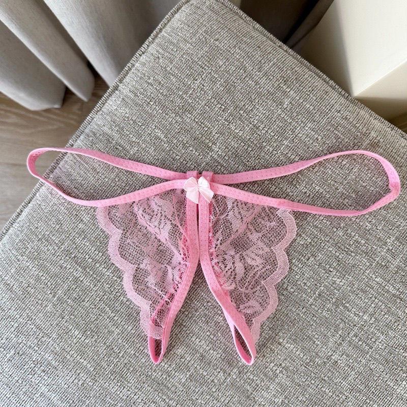 Lace Open-Crotch Panty for Women Babydoll