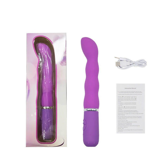 GEF Vibrator, 10 Frequency Silicone Massage Stick