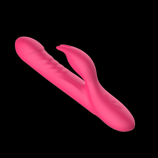 IPX7 Waterproof Silicone Rabbit Vibrator with Turbo Boost Accelerated Speeds
