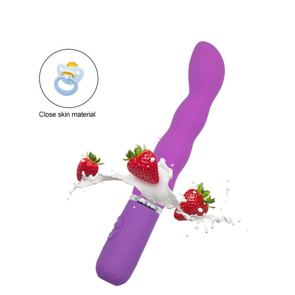 GEF Vibrator, 10 Frequency Silicone Massage Stick